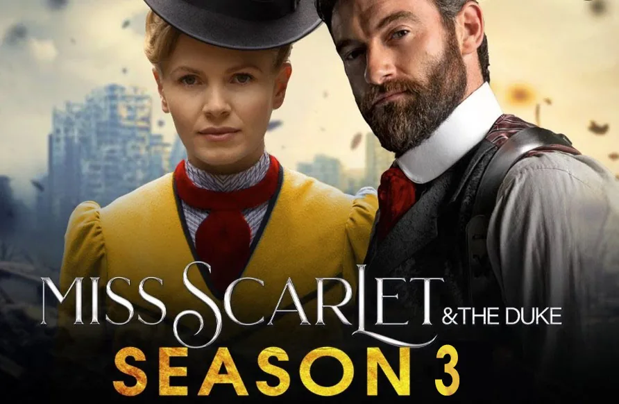 Miss Scarlet and the Duke — promotional poster Miss Scarlet and the Duke promotional poster